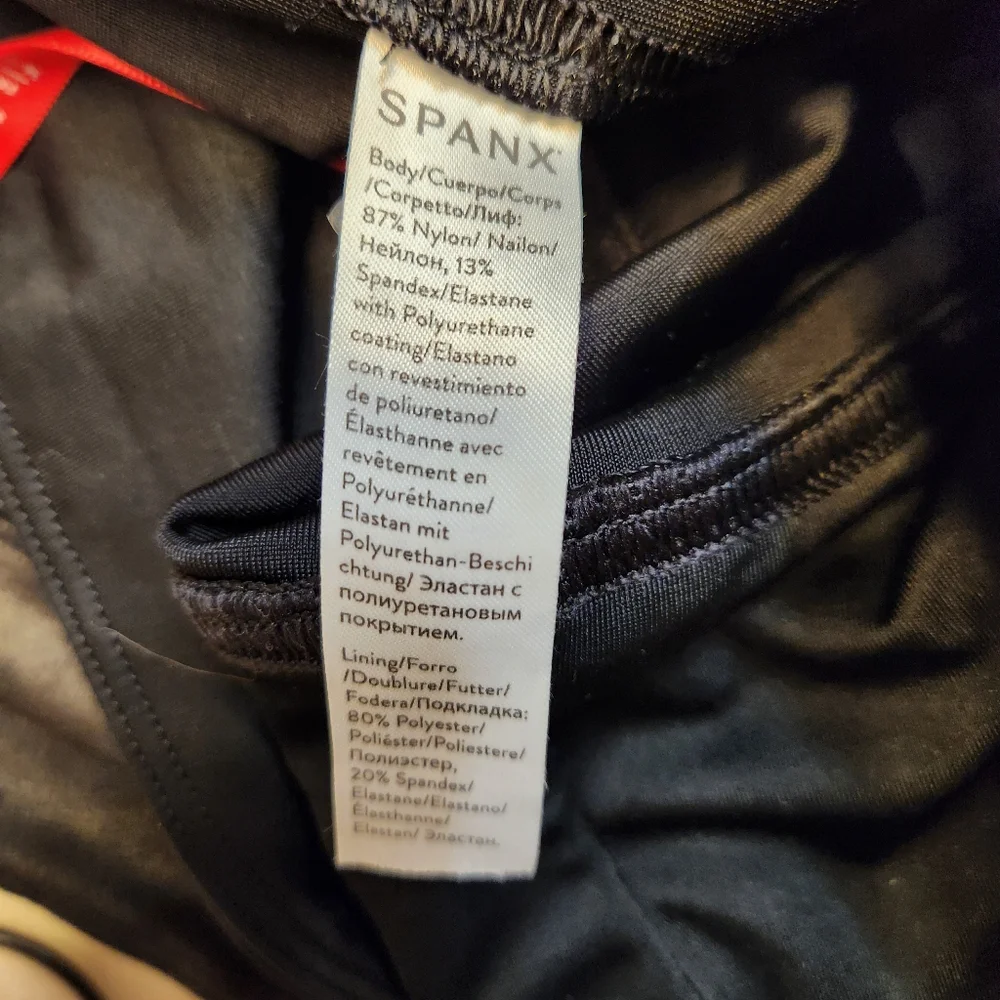 Spanx Faux Leather Leggings Size Small - Picture 7 of 16
